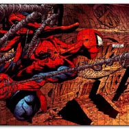 Cakapuzzle Spider Man Ağları Üzerinde Uçuyor Mdf 1000 Parça Puzzle