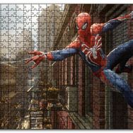 Cakapuzzle Spider Man Duvardan Ağ Atıyor Mdf 1000 Parça Puzzle