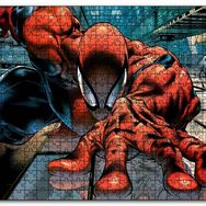 Cakapuzzle Spider Man Gökdelen Tırmanışı Mdf 120 Parça Puzzle