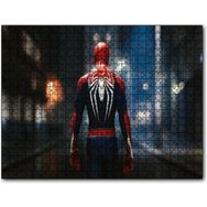 Cakapuzzle Spider Man Sırt Örümcek Logosu 255 Parça Ahşap Puzzle