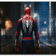 Cakapuzzle Spider Man Sırt Örümcek Logosu Mdf 500 Parça Puzzle