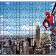 Cakapuzzle Spiderman Eve Dönüş Binaya Asılı Mdf 120 Parça Puzzle