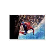 Cakapuzzle Spiderman Hayata Tutunmak Ahşap 1000 Parça Puzzle