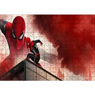 Cakapuzzle Spiderman Kızıl Bulutlar Görseli 255 Parça Ahşap Puzzle