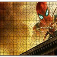 Cakapuzzle Spiderman Uzakta Demir Örümcek Mdf 120 Parça Puzzle