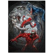 Cakapuzzle Station Venom Örümcek Adam Yaratık Kahraman Mdf 1000 Parça Puzzle