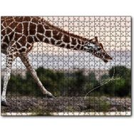 Cakapuzzle Su İçen Zurafa Mdf 120 Parça Puzzle