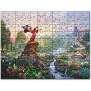 Cakapuzzle Su Kütlesinin Yanında Duran Mickey Mouse Mdf 120 Parça Puzzle