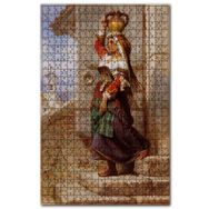 Cakapuzzle Su Taşıyan Çingene Yağlıboya Ahşap 1000 Parça Puzzle