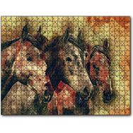 Cakapuzzle Suluboya 3 Kafadar Ahşap 255 Parça Puzzle