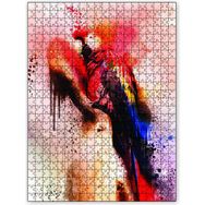 Cakapuzzle Suluboya Papağan 500 Parça Puzzle