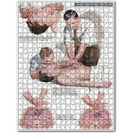 Cakapuzzle Suni Solunum ve Kalp Masajı Tarifi Ahşap 1000 Parça Puzzle