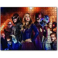 Cakapuzzle Supergirl Arrow Flash Görsel Mdf 120 Parça Puzzle