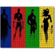 Cakapuzzle Süperman Flash Green Lantern Wonder Woman Mdf 120 Parça Puzzle