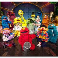 Cakapuzzle Susam Sokağı Karakterler Görseli Mdf 1000 Parça Puzzle