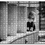 Cakapuzzle Sütunlar ve Kız Mdf 120 Parça Puzzle