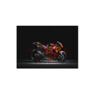 Cakapuzzle Suzuki Redbull Siyah Kırmızı Motorsiklet Karanlık 1000 Parça Puzzle