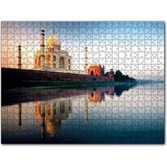 Cakapuzzle Tac Mahal ve Durgun Sudaki Aksi Mdf 255 Parça Puzzle