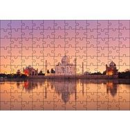 Cakapuzzle Tac Mahal ve Nehirdeki Aksi 120 Parça Ahşap Puzzle