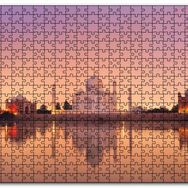 Cakapuzzle Tac Mahal ve Nehirdeki Aksi Mdf 500 Parça Puzzle