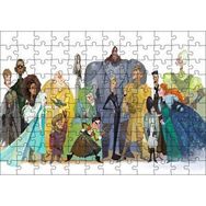 Cakapuzzle Taht Oyunları Karakter Tasarımı Animasyon Mdf 120 Parça Puzzle