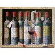 Cakapuzzle Tahta Rafta Yıllanan Nar Şarapları Mdf 120 Parça Puzzle