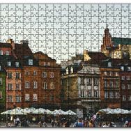 Cakapuzzle Tarihi Binalar ve Meydanda İnsanlar Mdf 1000 Parça Puzzle