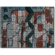 Cakapuzzle Tarihi Duvar Mozaiği Adam ve Kadın 255 Parça Puzzle