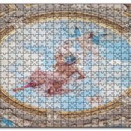 Cakapuzzle Tavan Resmi Davut ve Melekler Mdf 120 Parça Puzzle