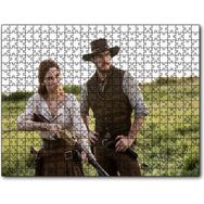 Cakapuzzle The Magnificent Seven Chris Pratt Haley Bennett 255 Parça Ahşap Puzzle