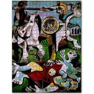 Cakapuzzle the Rape Of the Sabine Women Pablo Picasso 2 Ahşap 255 Parça Puzzle