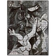 Cakapuzzle The Rape Of The Sabines 1962 By Pablo Picasso 1000 Parça Ahşap Puzzle