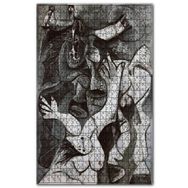 Cakapuzzle the Rape Of the Sabines 1962 Pablo Picasso Ahşap 255 Parça Puzzle