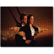 Cakapuzzle Titanic Jack ve Rose Günbatımı Güvertede 1000 Parça Puzzle