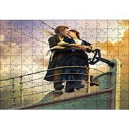 Cakapuzzle Titanic Rose ve Jack Güvertede 120 Parça Ahşap Puzzle