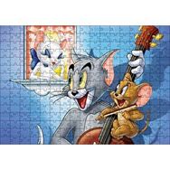 Cakapuzzle Tom A Jerry Zamilovana Srdce Görseli 120 Parça Ahşap Puzzle