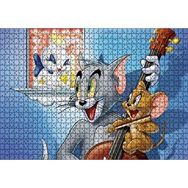 Cakapuzzle Tom A Jerry Zamilovana Srdce Görseli Mdf 1000 Parça Puzzle