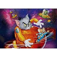 Cakapuzzle Tom ve Jerry Çizgi Filmi Mdf 1000 Parça Puzzle