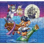 Cakapuzzle Tom ve Jerry Shiver Me Bıyık Mdf 255 Parça Puzzle