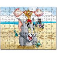 Cakapuzzle Tom ve Jerry Tough Tumble Mdf 255 Parça Puzzle