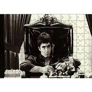 Cakapuzzle Tony Montana Siyah Beyaz Mdf 120 Parça Puzzle