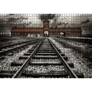 Cakapuzzle Tren Rayları ve Tarihi Bina Mdf 1000 Parça Puzzle