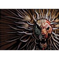 Cakapuzzle Tribal Aslan Kafası Maske Mdf 255 Parça Puzzle