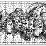 Cakapuzzle Truva Savaşı Kahramanları Mdf 120 Parça Puzzle