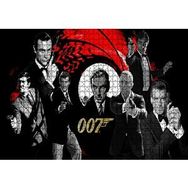 Cakapuzzle Tüm James Bondlar Bir Arada 120 Parça Ahşap Puzzle