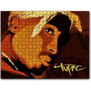 Cakapuzzle Tupac Shakur Bandanalı Karikatürize Çizim 255 Parça Puzzle