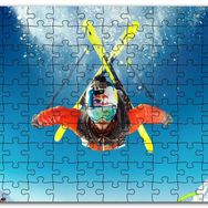 Cakapuzzle Uçan Kayakçı Sipor Mdf 500 Parça Puzzle