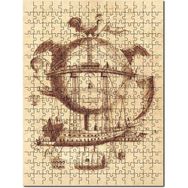 Cakapuzzle Uçan Yaşam Makinası Çizim 120 Parça Puzzle