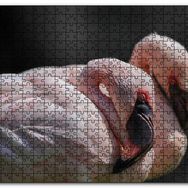Cakapuzzle Uyuklayan Flamingolar Mdf 1000 Parça Puzzle