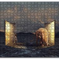Cakapuzzle Uyurgezer Kız ve Narnia Aslanı Mdf 120 Parça Puzzle